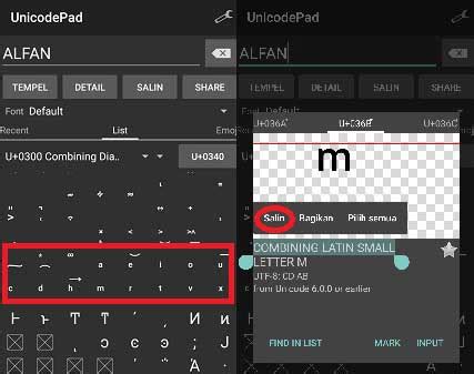 Cara Membuat Tulisan Kecil Diatas Huruf di Android dengan Mudah